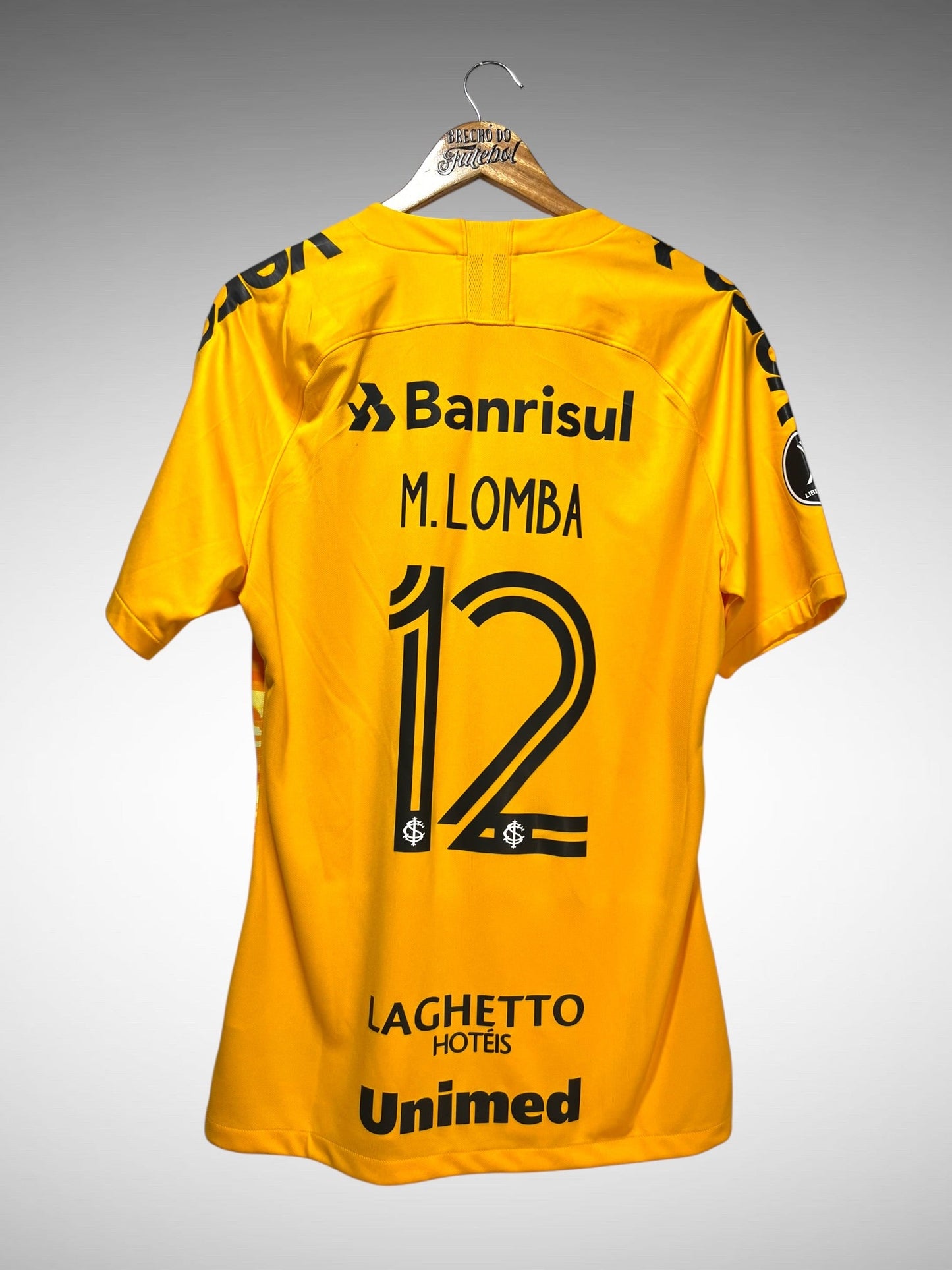 Internacional 2019 Camisa de Goleiro Tam G N 12 M. Lomba.