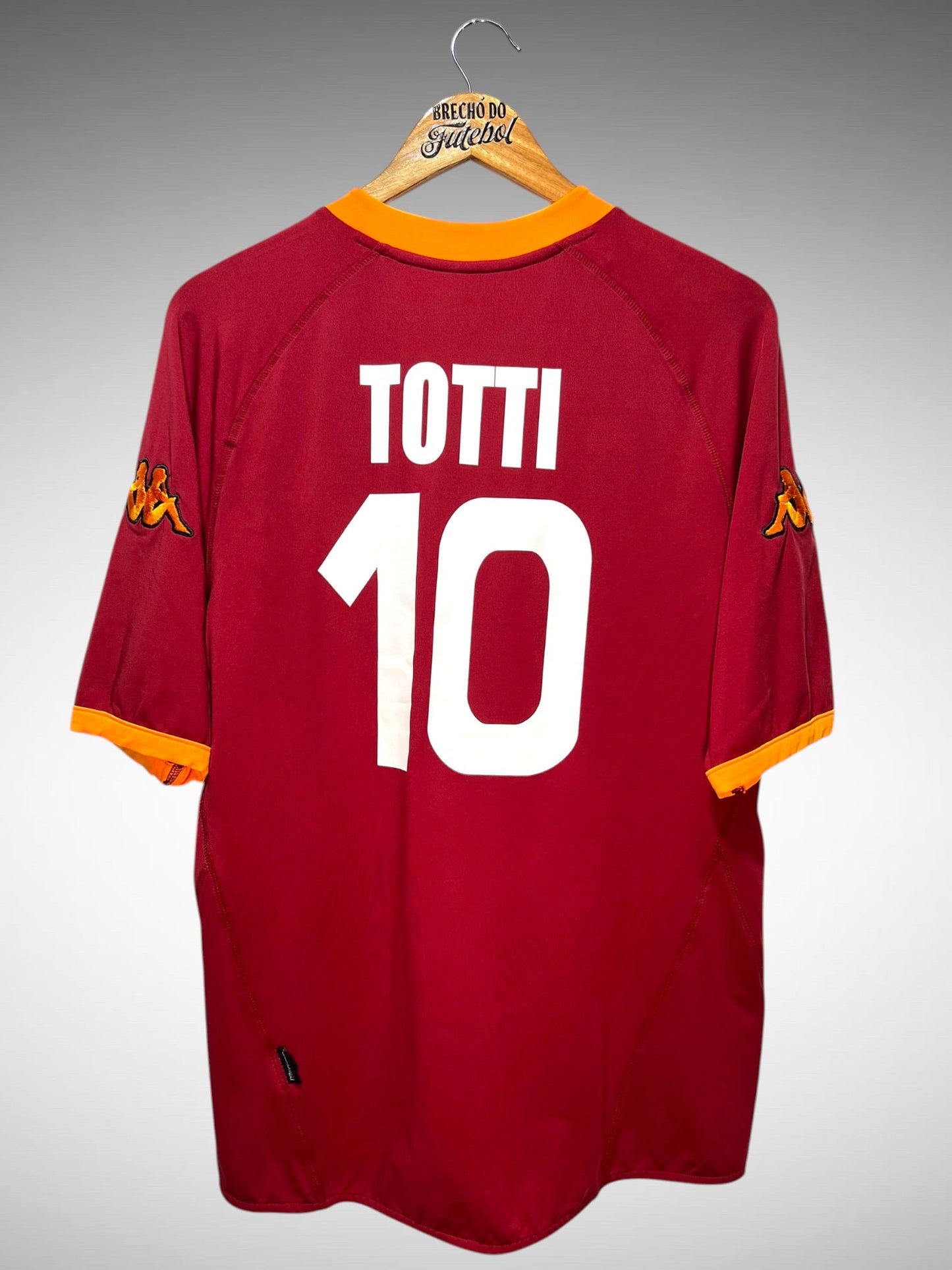 Roma 2007 Primeira Camisa Tam G N 10 Totti.