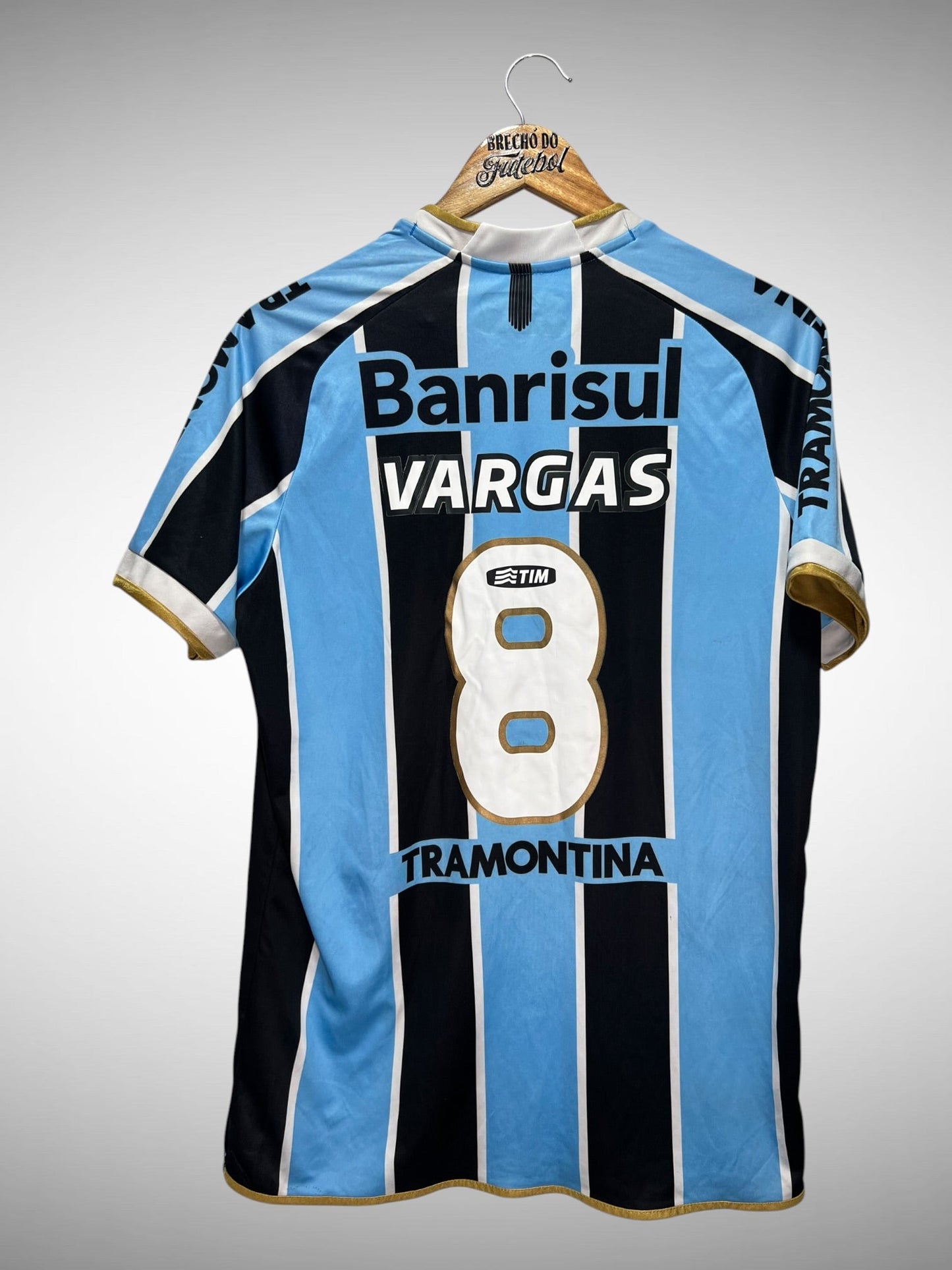 Grêmio 2013 Primeira Camisa Tam M N 8 Vargas.