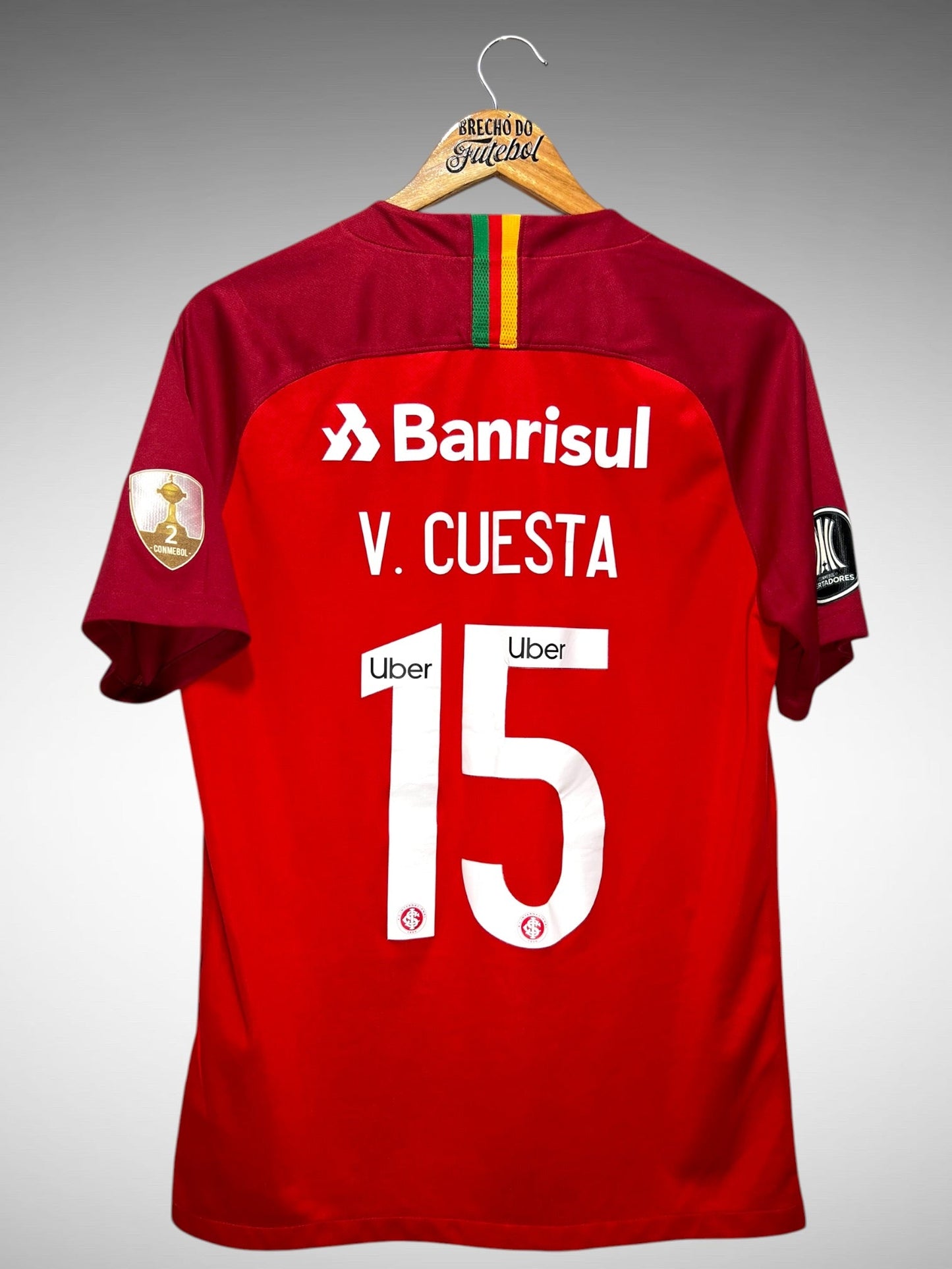 Internacional 2018 Primeira Camisa Tam M N 15 V. Cuesta.