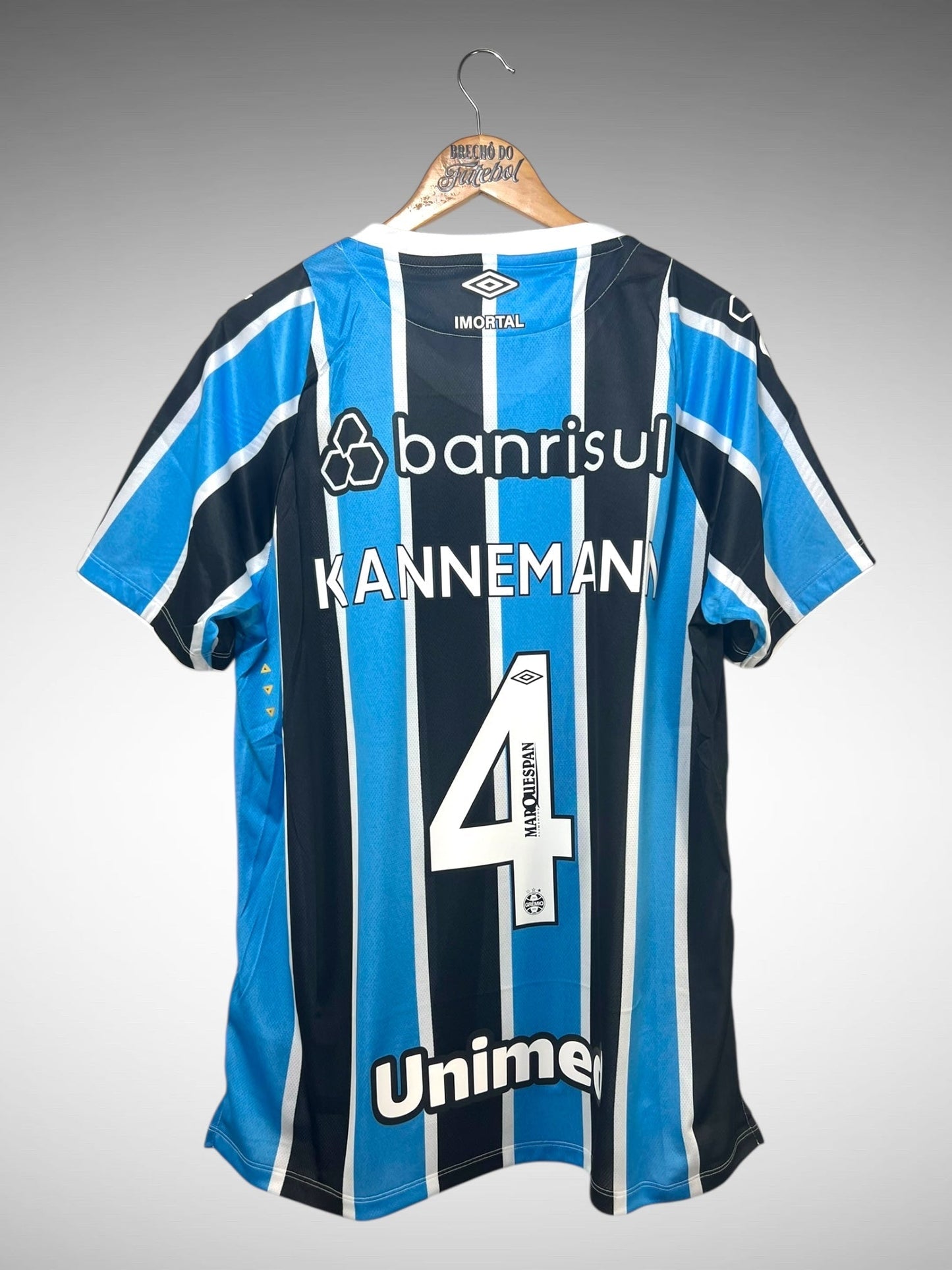 Grêmio 2024 Primeira Camisa Tam GG N 4 Kannemann.