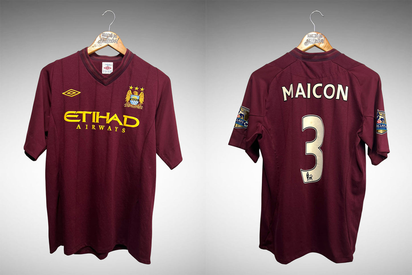Manchester City 2012 Segunda Camisa Tam M N 3 Maicon.