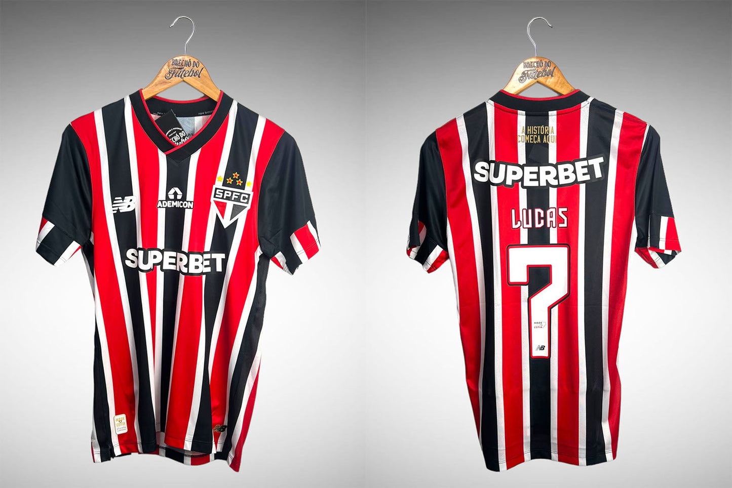 São Paulo 2024 Segunda Camisa Tam P N# 7 Lucas.