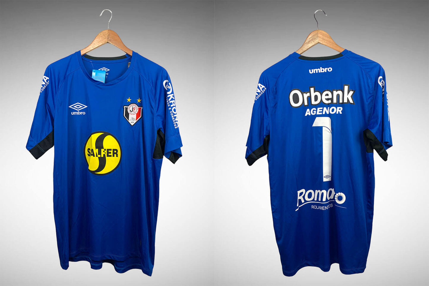 Joinville 2015 Camisa Goleiro Tam GG Nº1 Agenor.