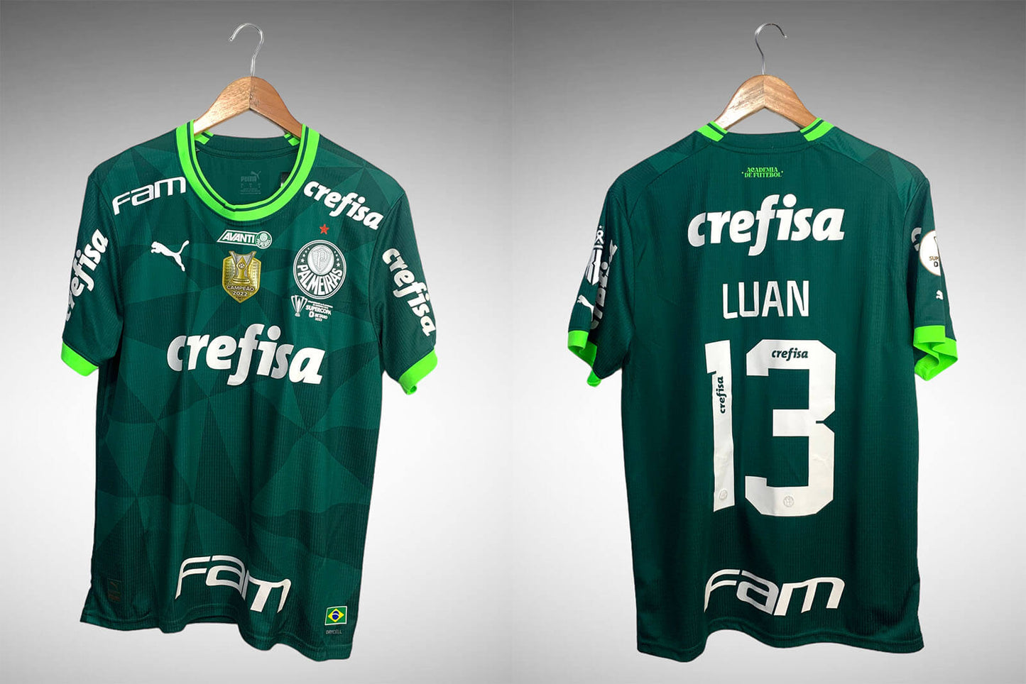 Palmeiras 2023 Primeira Camisa Tam G N°13 Luan.