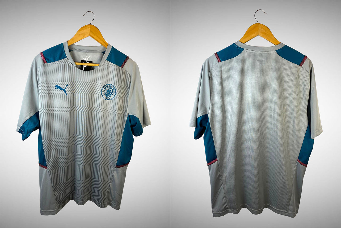 Manchester City 2021 Camisa de Treino Tam Gg.