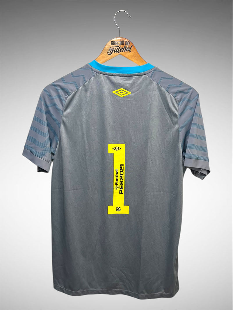 Santos 2021 Camisa de Goleiro Tam M Nº1