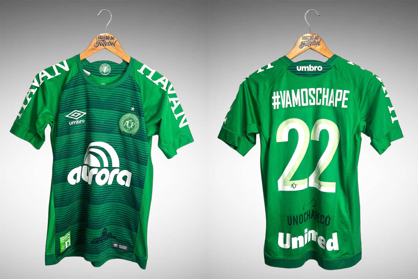 Chapecoense 2017 Primeira Camisa Tam P Nº22.