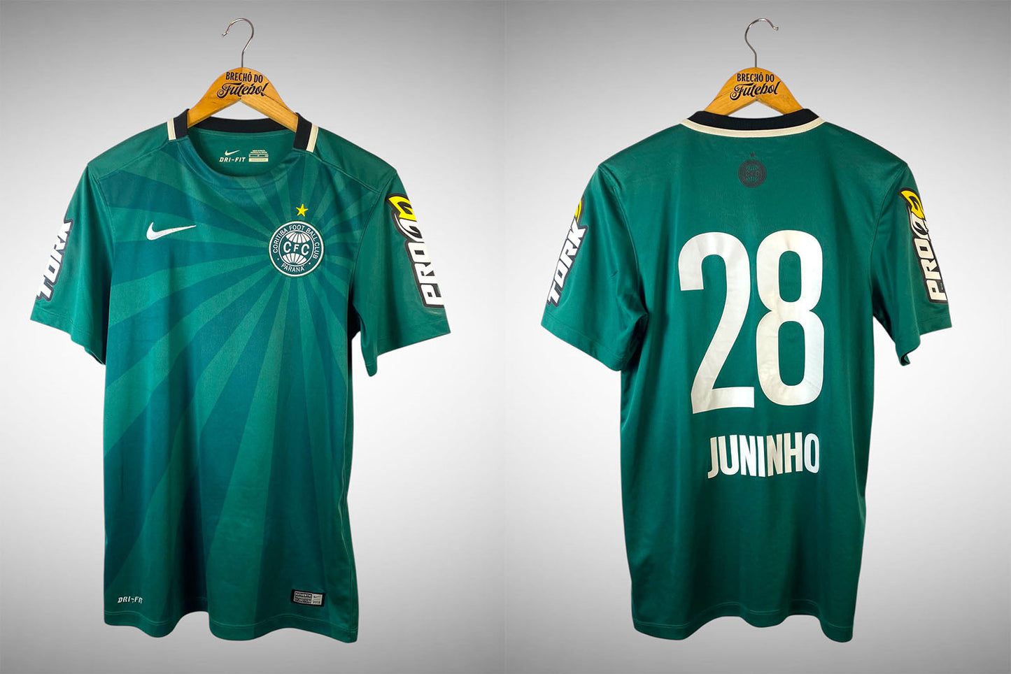 Coritiba 2015 Quarta Camisa Tam P N# 28 Juninho.
