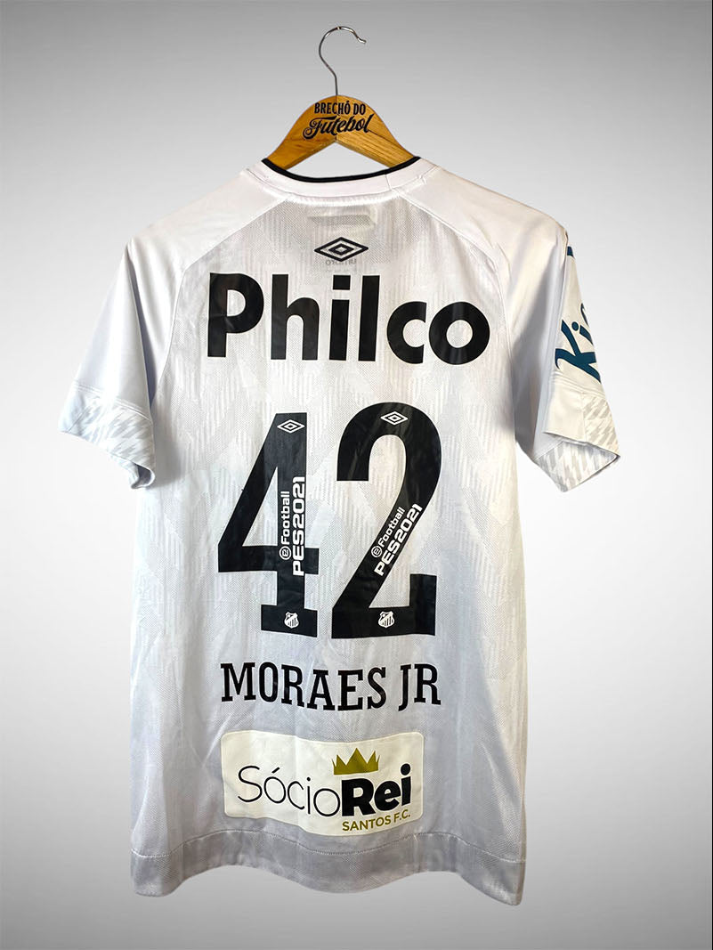 Santos 2021 Primeira Camisa Tam P N# 42 Moraes Jr.