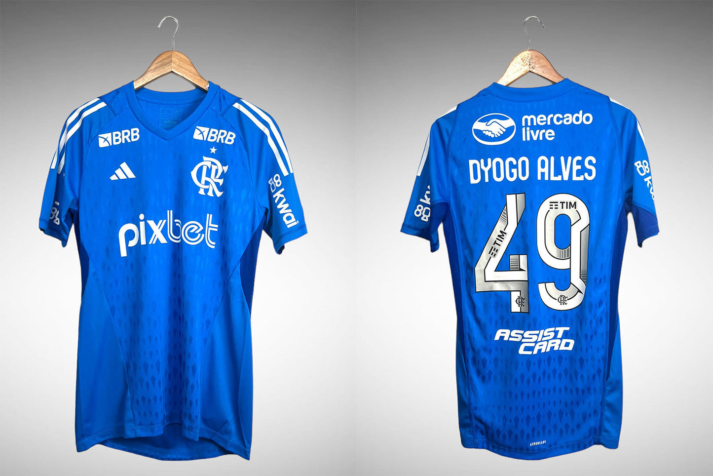 Flamengo 2023 Camisa de Goleiro Tam G N# 49 Dyogo Alves.
