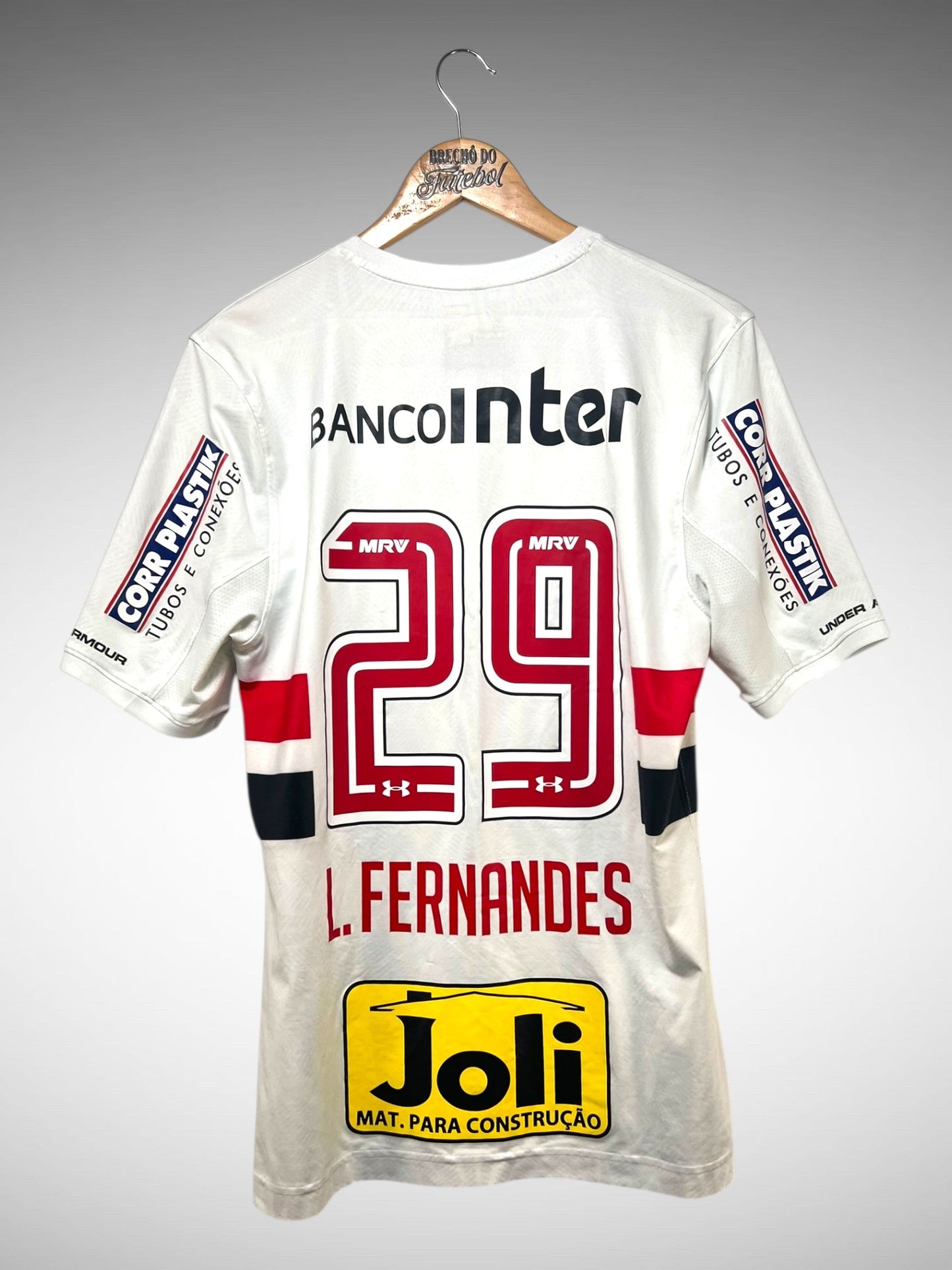 São Paulo 2017 Primeira Camisa Tam M N 29 L. Fernandes.