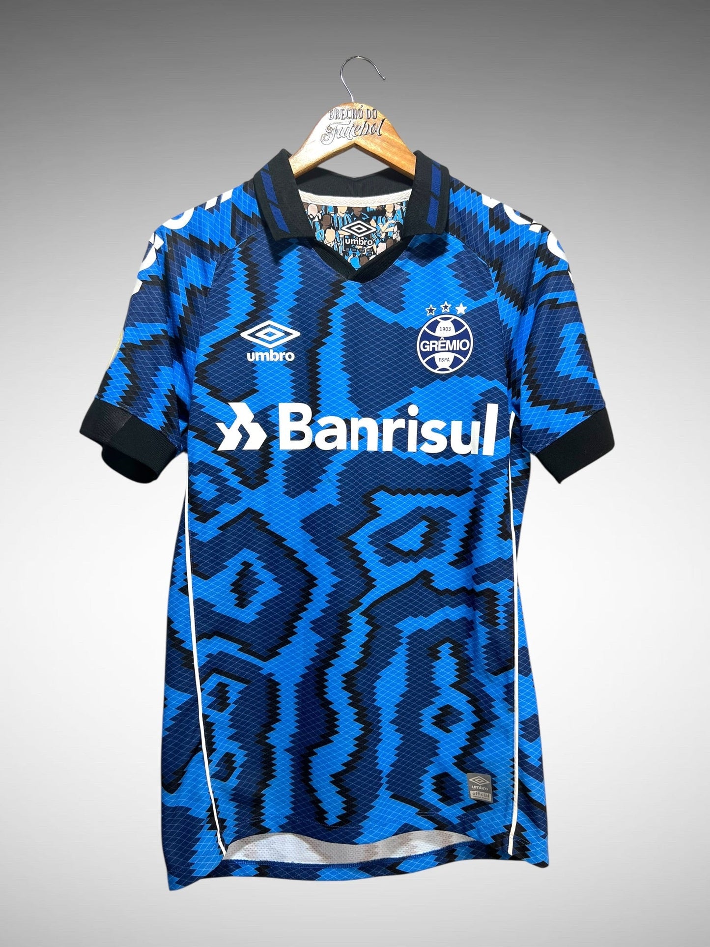 Grêmio 2021 Terceira Camisa Tam P N 21 Villasanti.