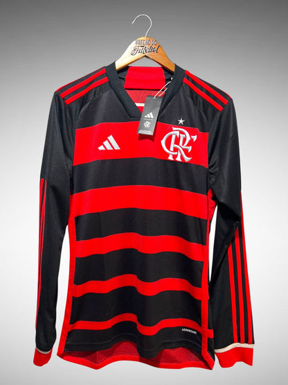Flamengo 2024 Primeira Camisa Tam P Mangas Longas.