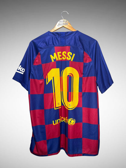 Barcelona 2019 Primeira Camisa Tam GG N 10 Messi.