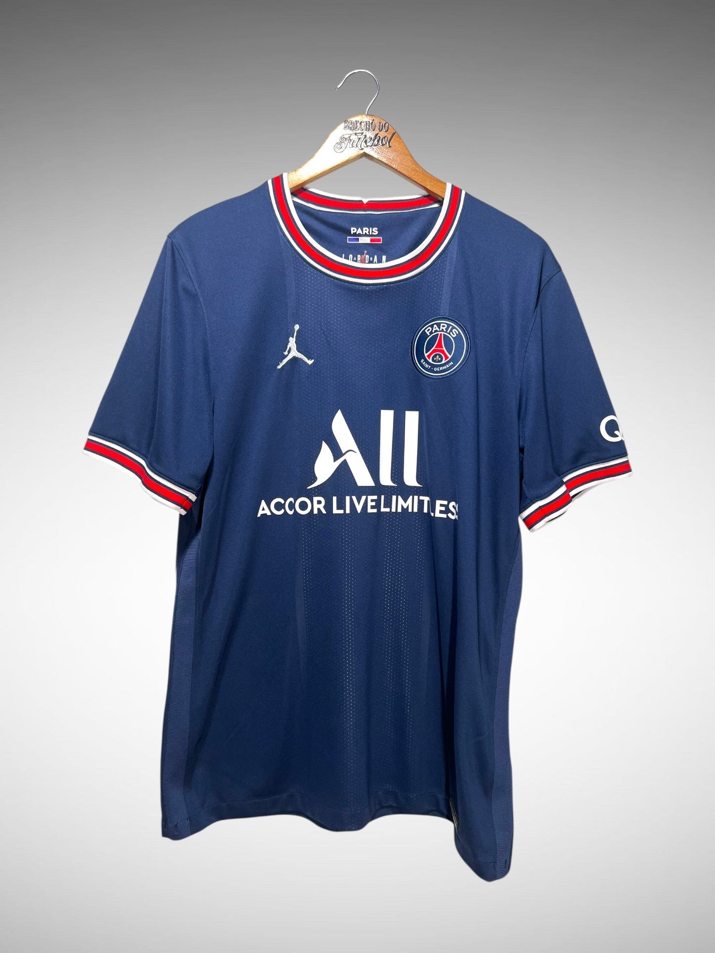 Paris Saint-Germain 2021 Primeira Camisa Tam G N 30 Messi.