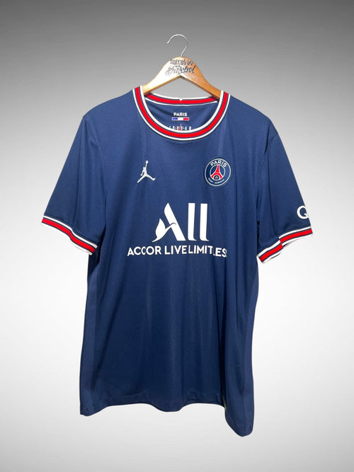 Paris Saint-Germain 2021 Primeira Camisa Tam G N 30 Messi.