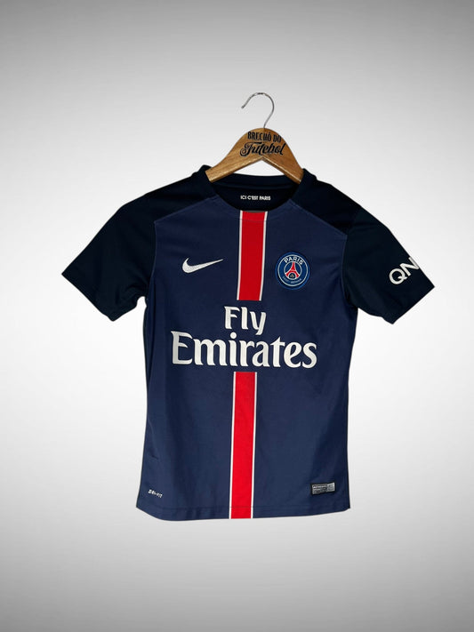 Paris Saint-Germain 2015 Primeira Camisa Tam 10 anos Infantil.