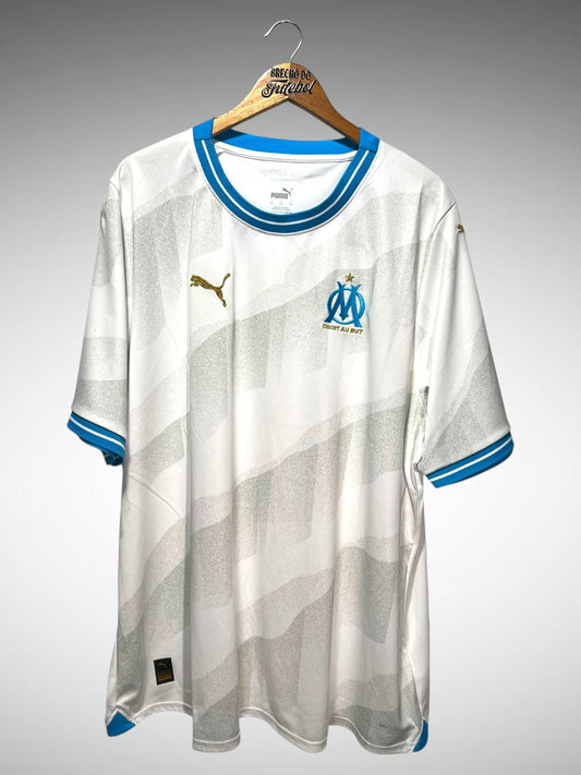 Olympique de Marseille 2023 Primeira Camisa Tam 4G.