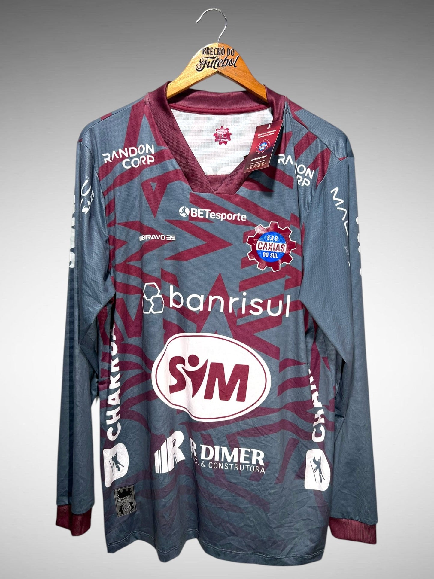 Caxias do Sul 2024 Camisa de Goleiro Tam G N 1 Mangas Longas.