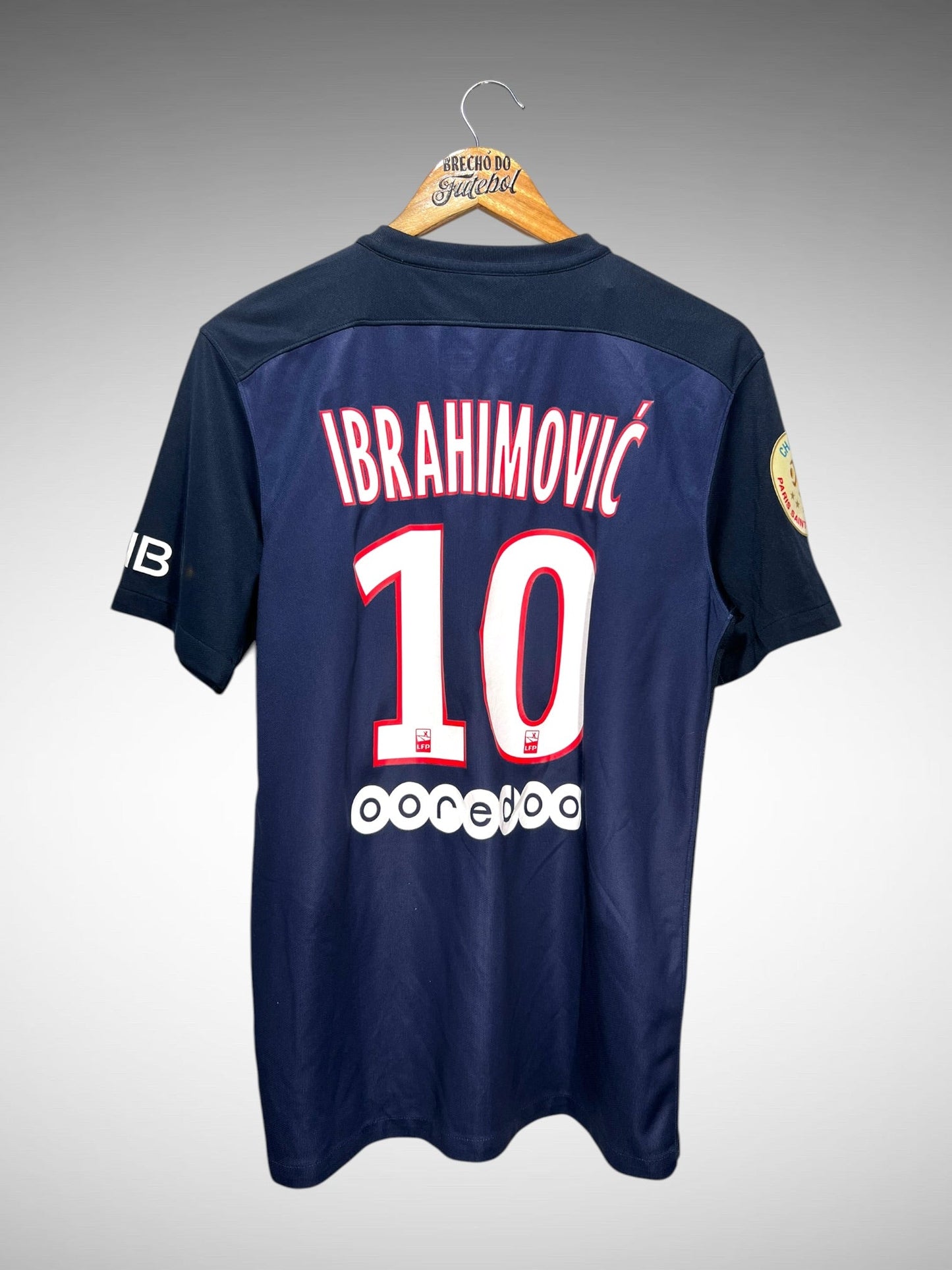 Paris Saint-Germain 2015 Primeira Camisa Tam M N 10 Ibrahimovic.