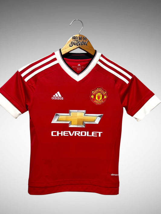 Manchester United 2015 Primeira Camisa Tam 10 anos Infantil.