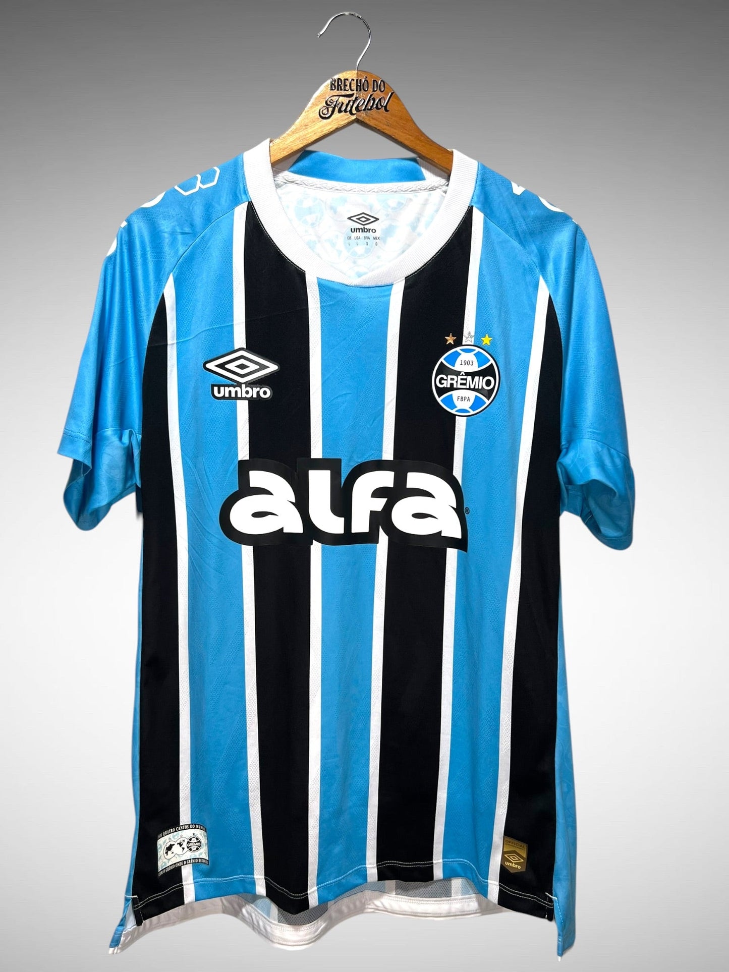 Grêmio 2025 Primeira Camisa Tam G N 21 Jemerson.