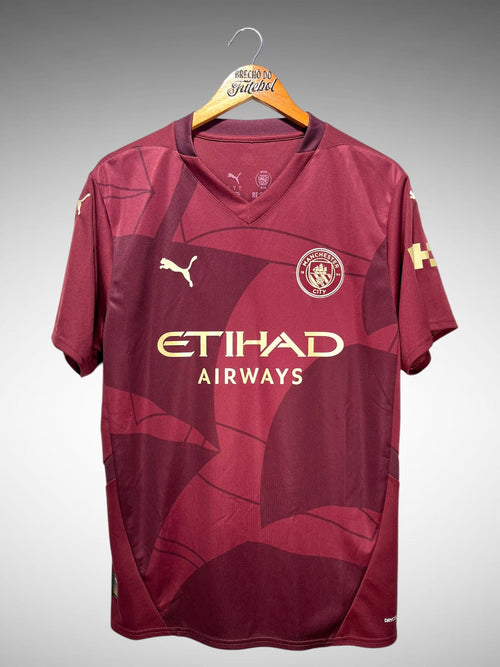 Manchester City 2024 Terceira Camisa Tam G.