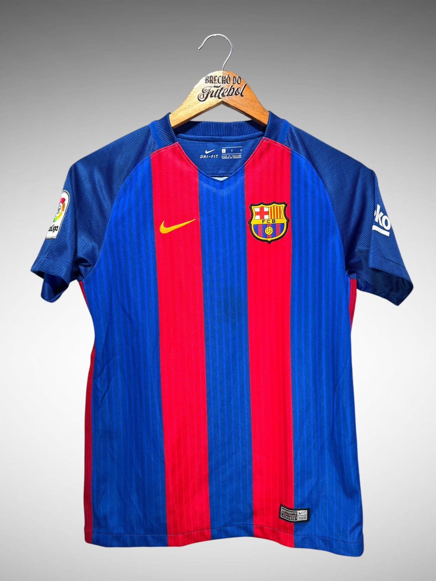 Barcelona 2016 Primeira Camisa Tam 14 anos Infantil.