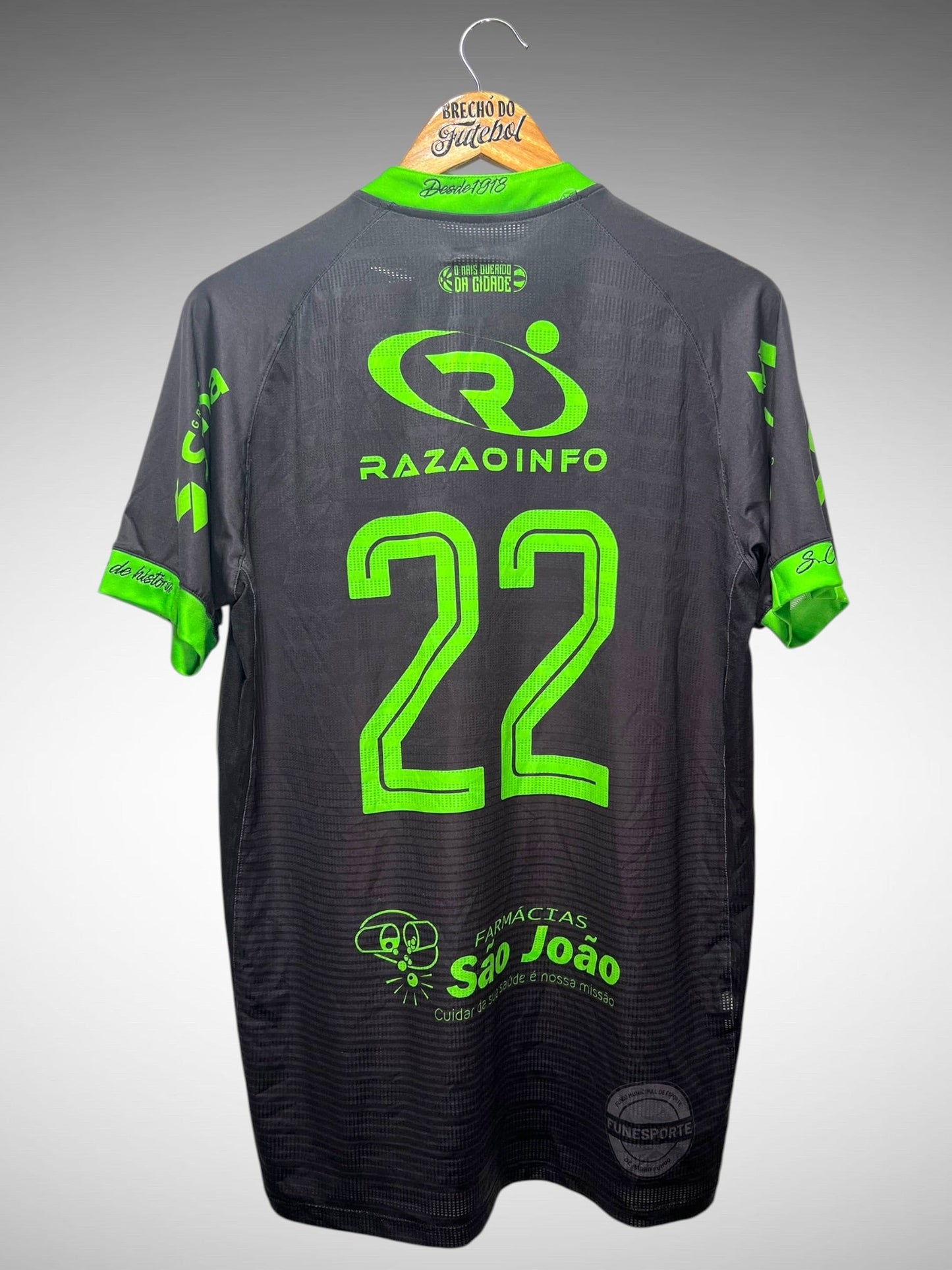 Sport Clube Gaúcho 2025 Camisa de Goleiro Tam G N 22.