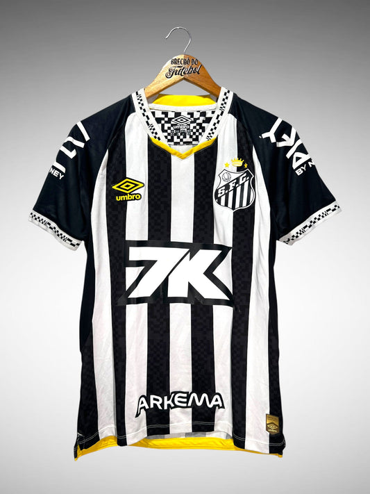 Santos 2025 Segunda Camisa Tam P Feminino N 2 L. Vasconcelos.