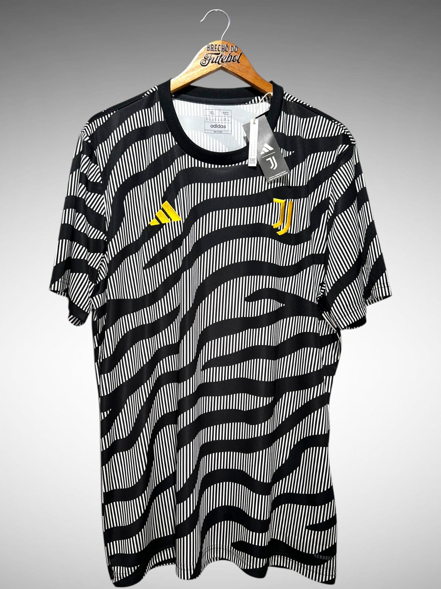 Juventus 2023 Camisa Pré-Jogo Tam GG.