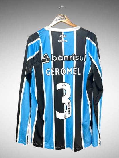 Grêmio 2024 Primeira Camisa Tam G N 3 Geromel Mangas Longas.
