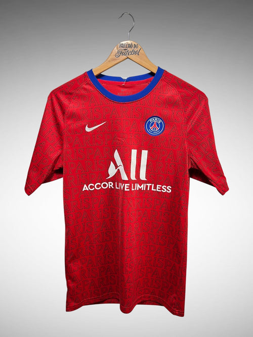 Paris Saint-Germain 2020 Camisa Pré jogo Tam P