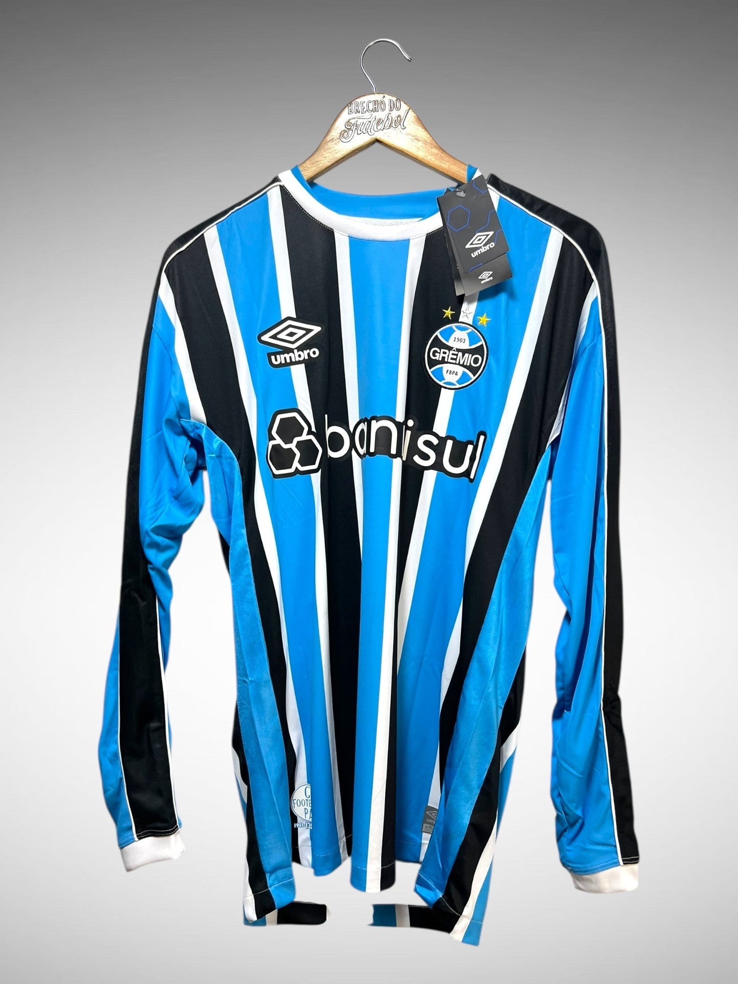 Grêmio 2023 Primeira Camisa Tam P N 9 Suárez Manga Longa.