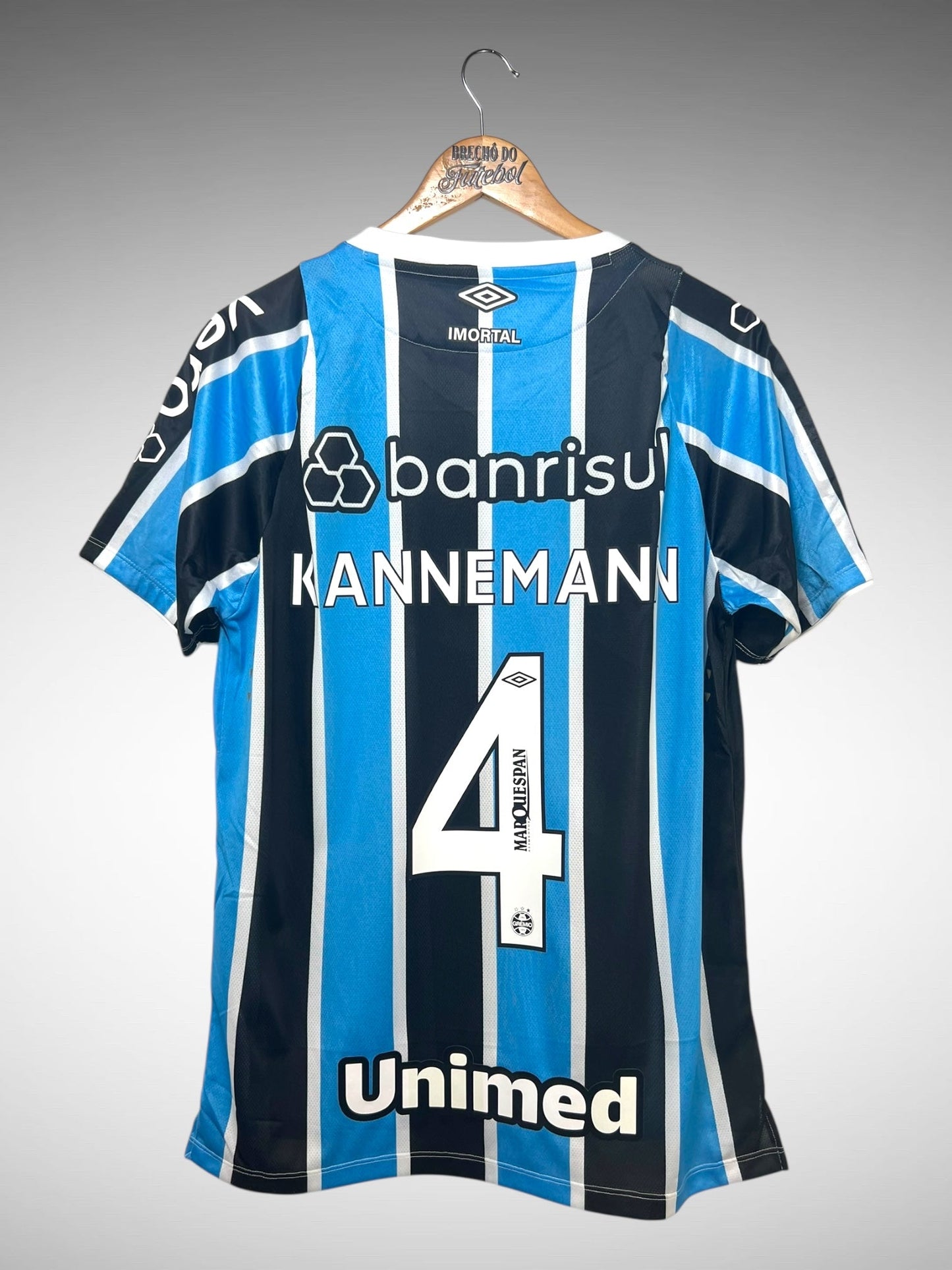 Grêmio 2024 Primeira Camisa Tam G N 4 Kannemann.