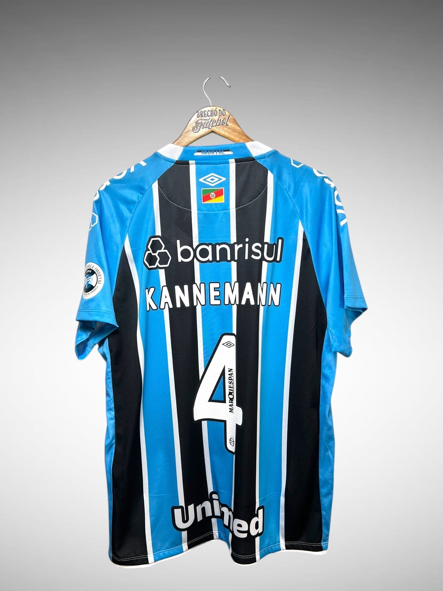 Grêmio 2025 Primeira Camisa Tam GG N 4 Kannemann.