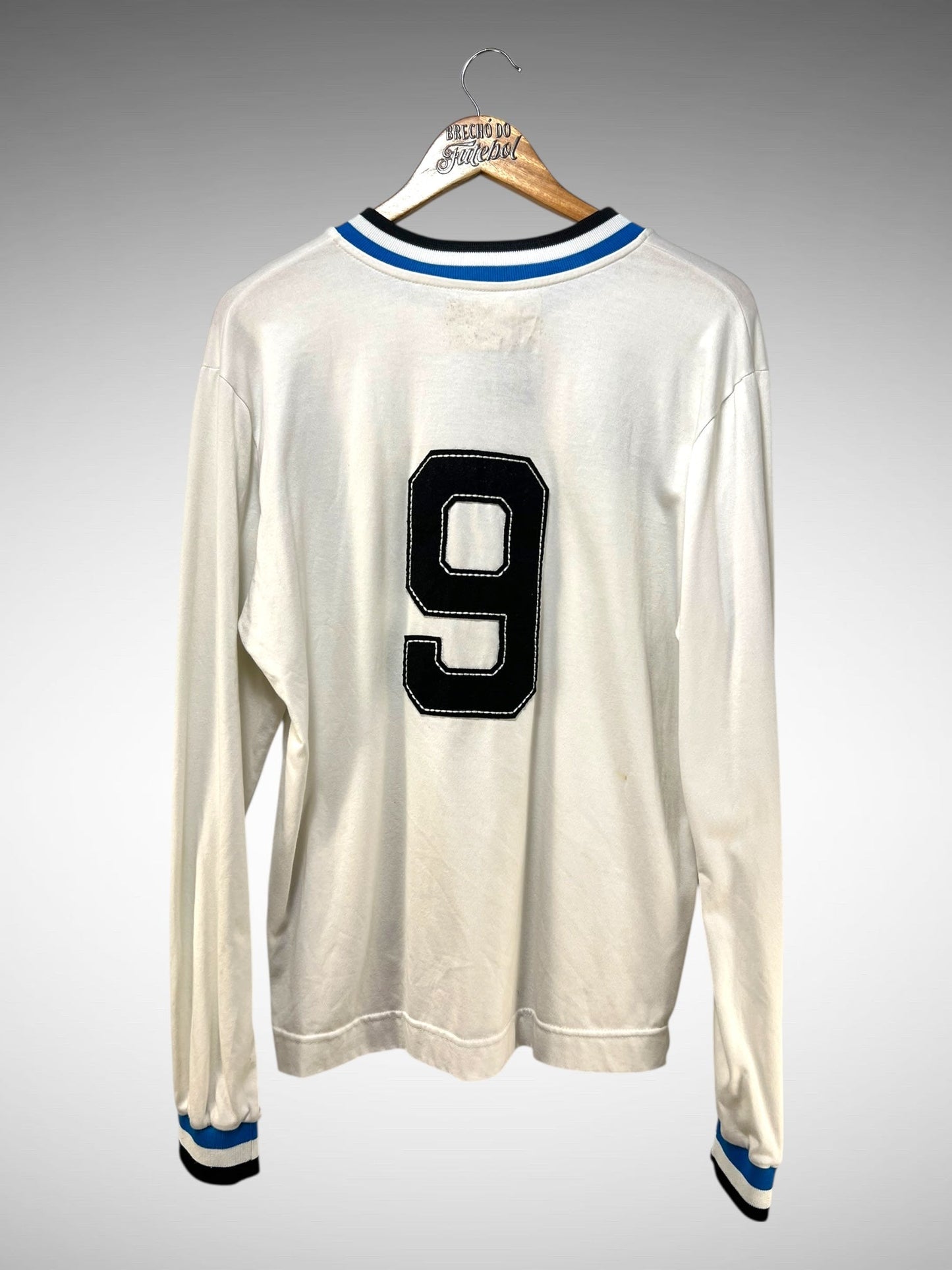 Grêmio 1981 Retrô Segunda Camisa Tam G N 9 Mangas Longas.