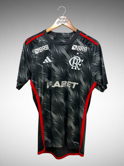Flamengo 2024 Terceira Camisa Tam M N 6 Ayrton Lucas.