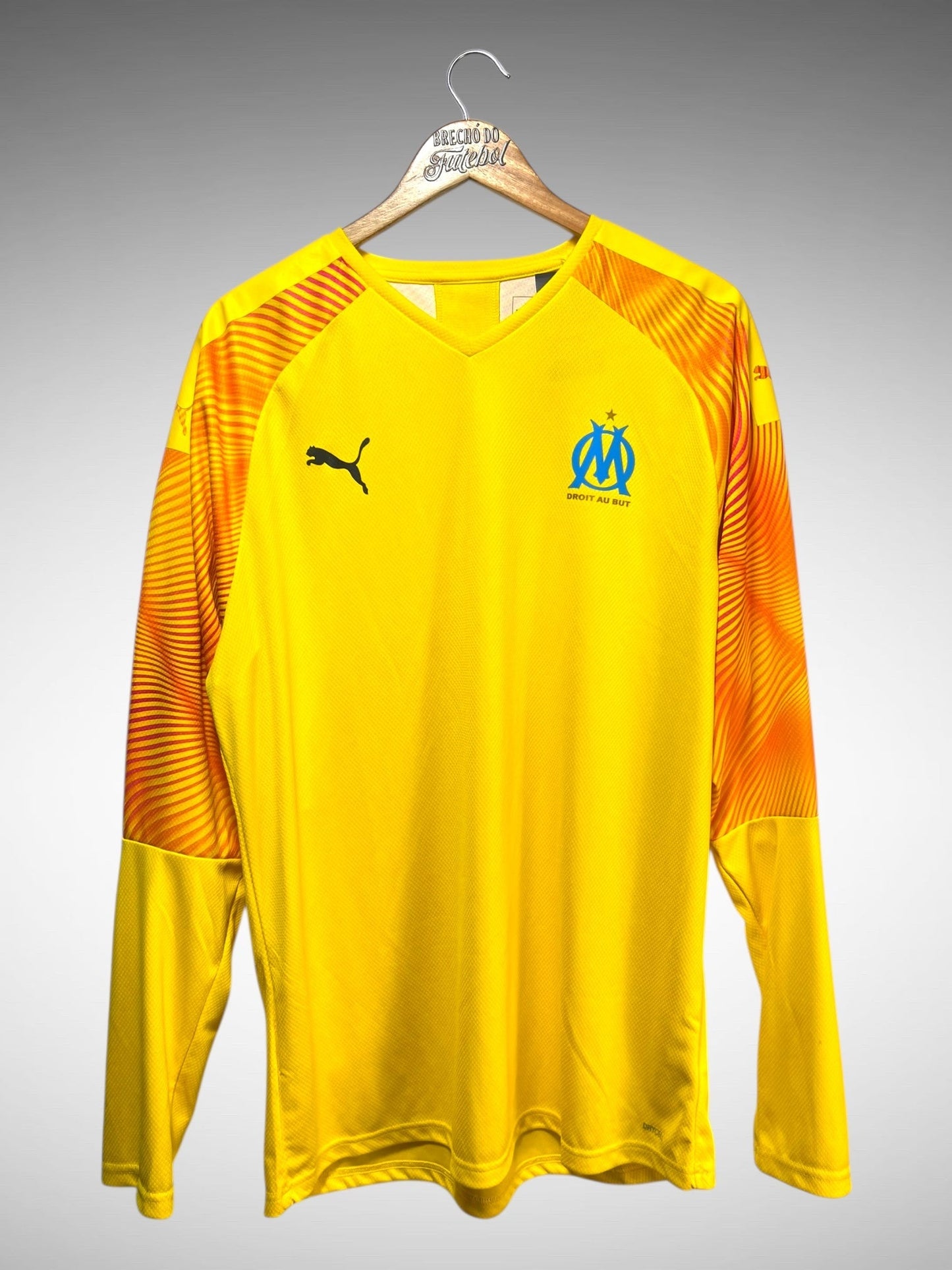 Olympique Marseille 2019 Camisa De Goleiro Tam 3G Mangas Longas.