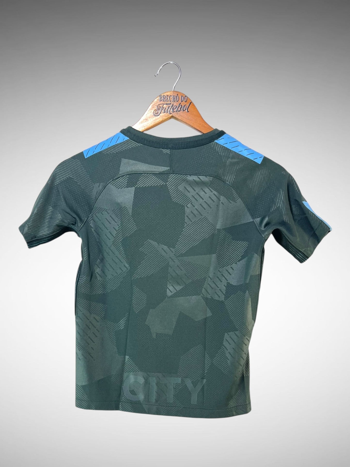 Manchester City 2017 Terceira Camisa Tam 10 anos Infantil.