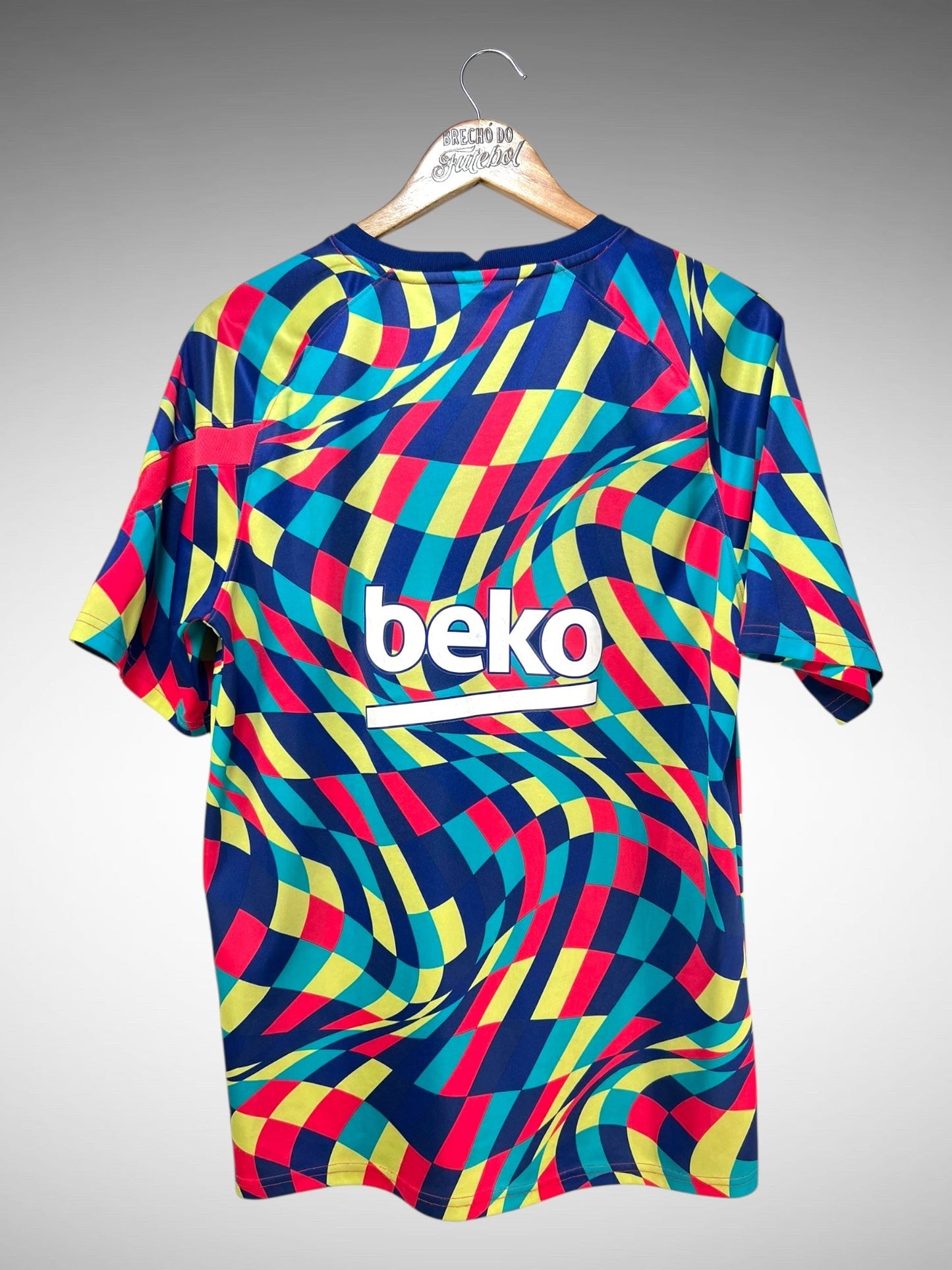 Barcelona 2020 Camisa de Aquecimento Tam G.