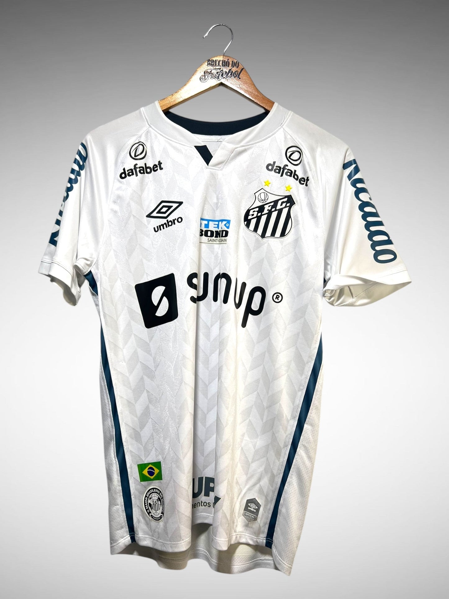 Santos 2020 Primeira Camisa Tam P N 30 L. Braga.