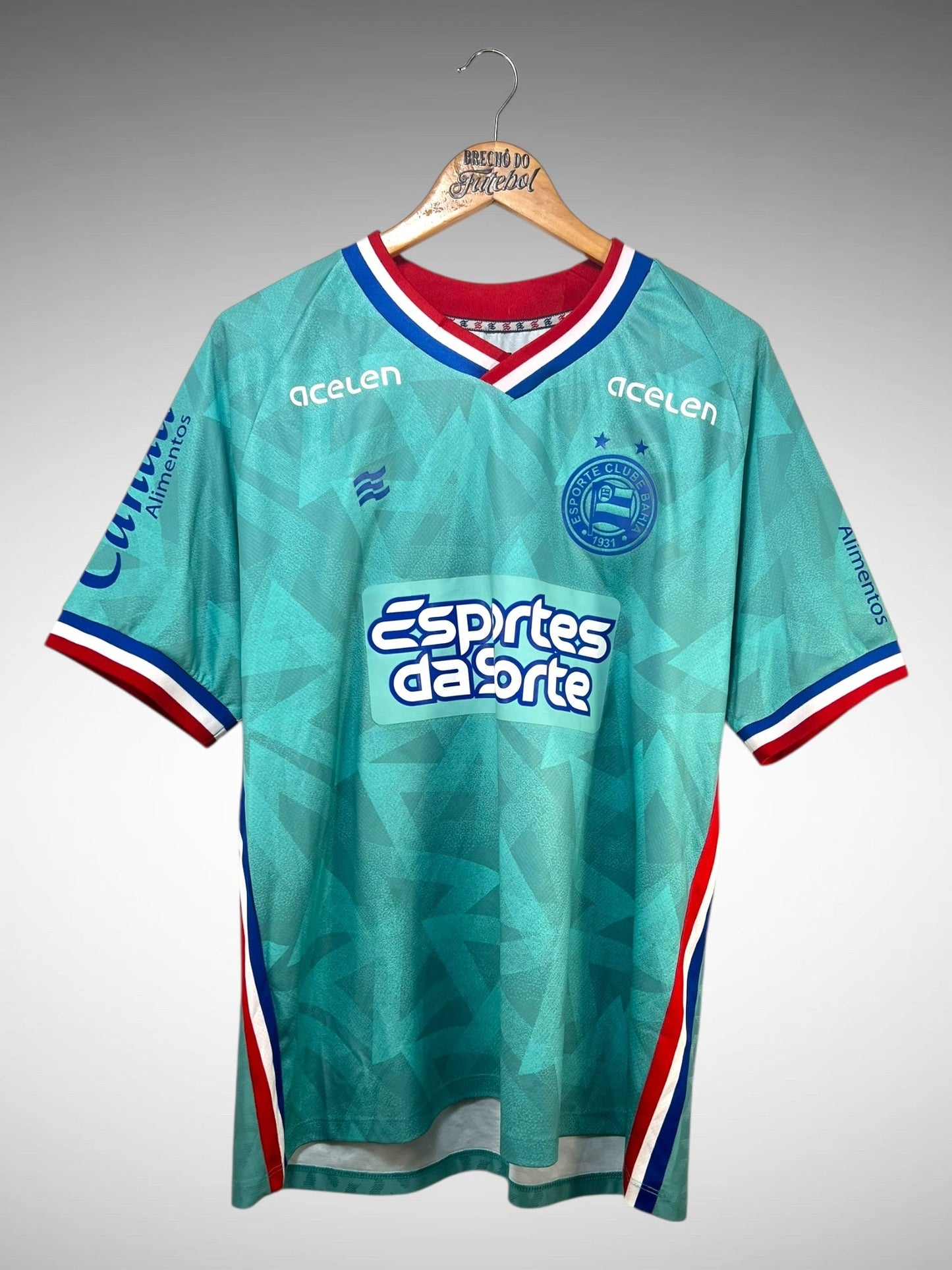 Bahia 2022 Camisa De Goleiro Tam GG N 77 Mateus Claus.