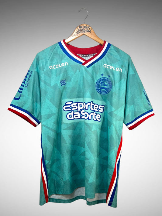 Bahia 2022 Camisa De Goleiro Tam GG N 77 Mateus Claus.
