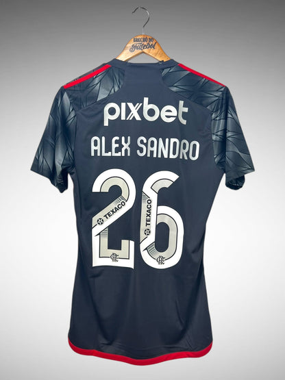 Flamengo 2024 Terceira Camisa Tam P N 26 Alex Sandro.