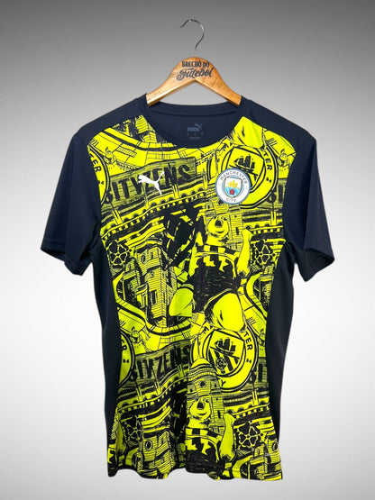 Manchester City 2024 Camisa de Aquecimento Tam M.