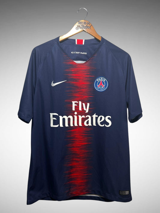 Paris Saint-Germain 2018 Primeira Camisa Tam G N 7 Mbappé.
