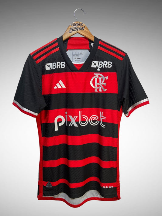 Flamengo 2024 Primeira Camisa Tam P N 7 L. Araújo.