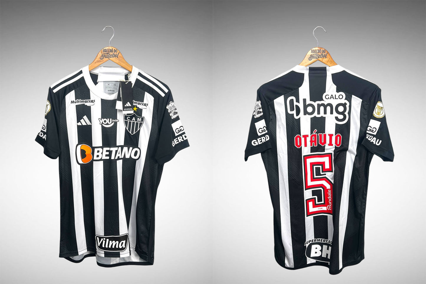 Atlético Mineiro 2024 Primeira Camisa Tam M Nº5 Otávio.